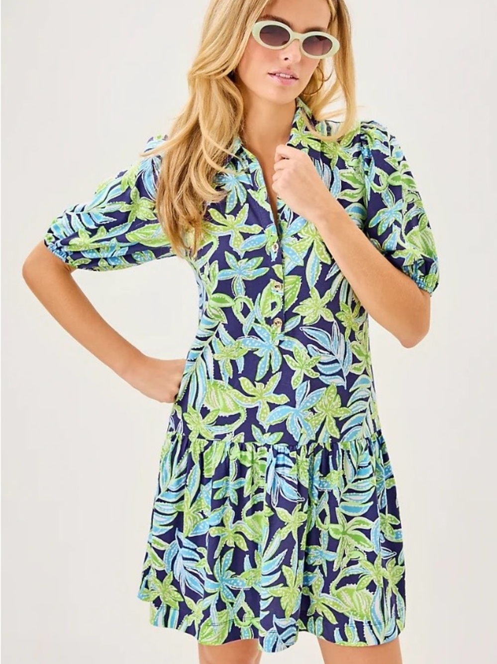 Lilly Pulitzer Bingly Dress, Tropical Tango print. size medium